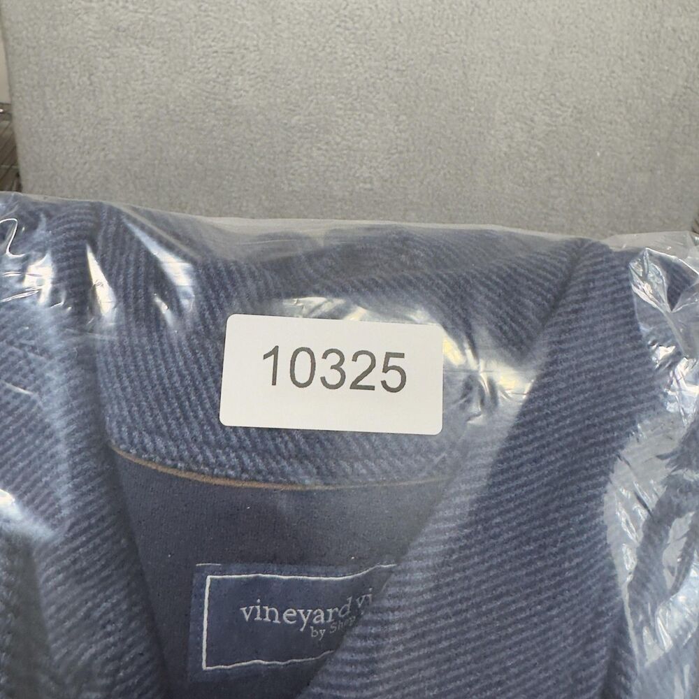 Vineyard Vines Mens XL Blue Calmwater Shirt Jacket Shacket Button Up - Picture 10 of 10